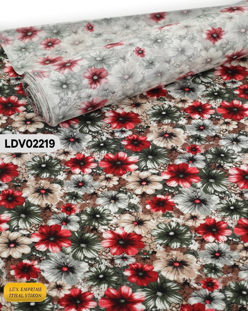 Dar En Pamuk Viskon Kumaş ( TEK EN ) 90cm-LDV02219