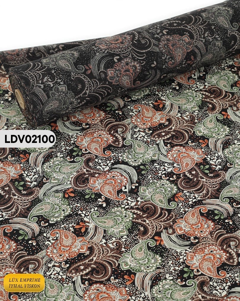 Dar En Pamuk Viskon Kumaş ( TEK EN ) 90cm-LDV02100
