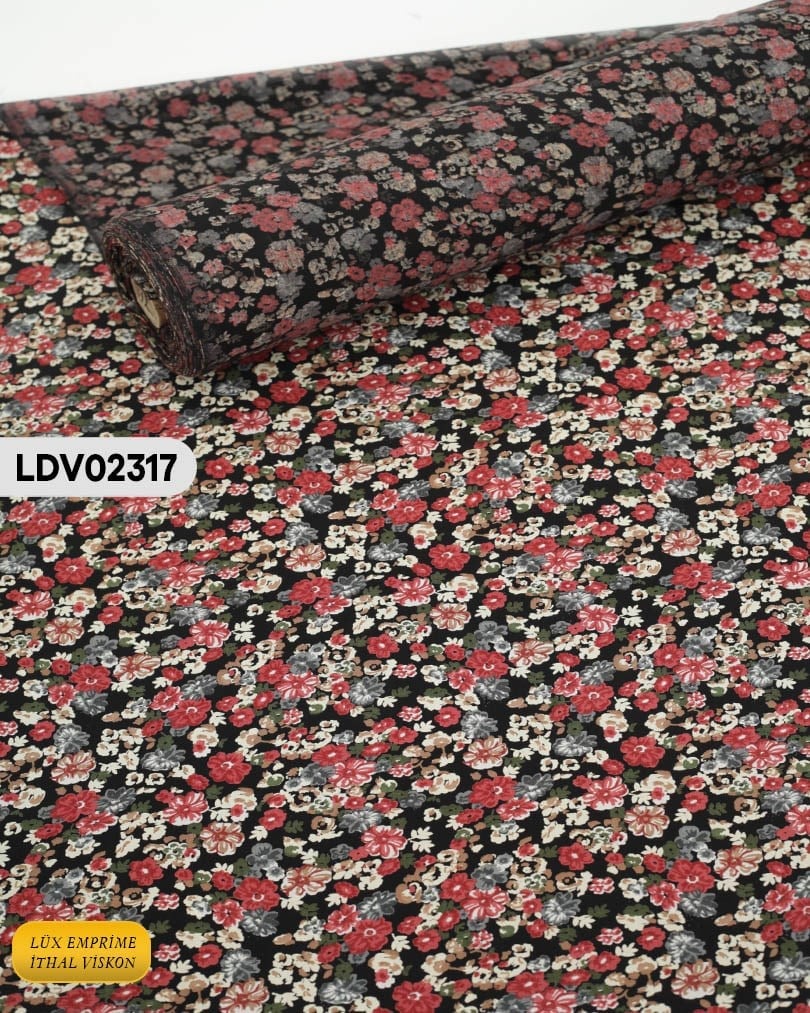 Dar En Pamuk Viskon Kumaş ( TEK EN ) 90cm-LDV02317