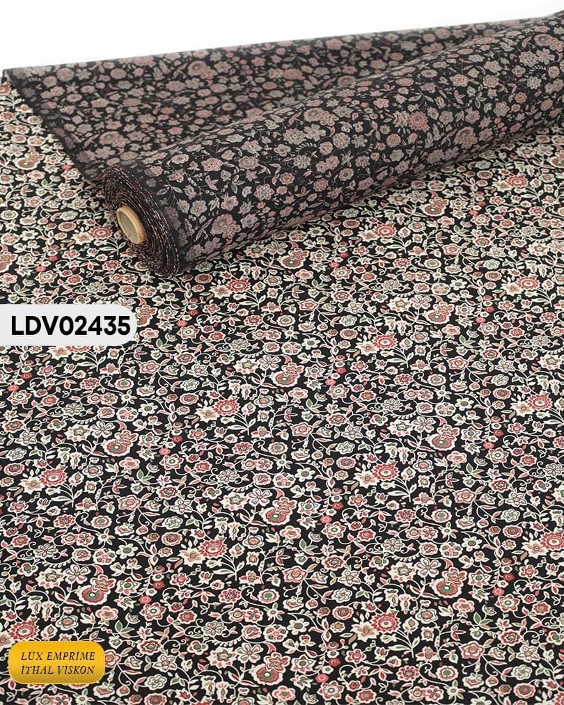 Dar En Pamuk Viskon Kumaş ( TEK EN ) 90cm-LDV02435