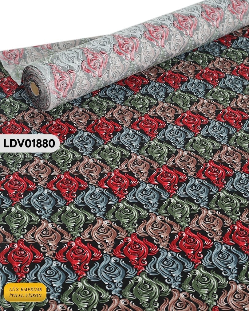 Dar En Pamuk Viskon Kumaş ( TEK EN ) 90cm-LDV01880