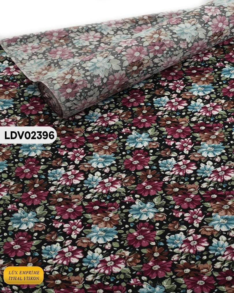 Dar En Pamuk Viskon Kumaş ( TEK EN ) 90cm-LDV02396