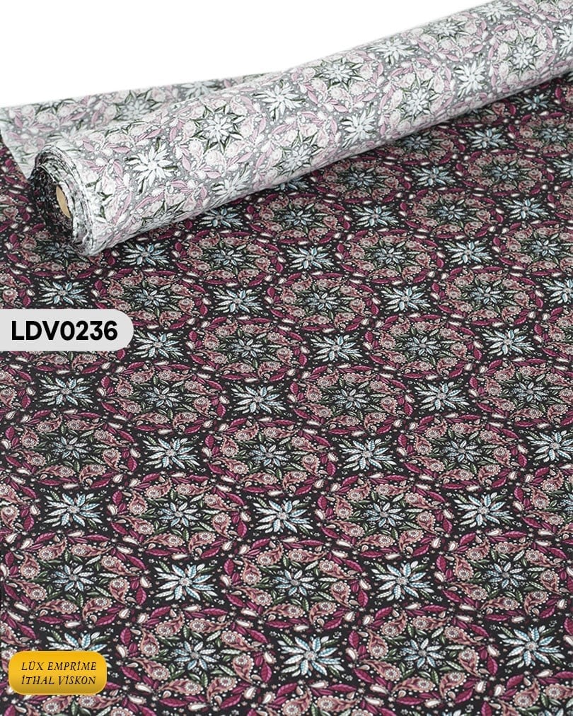 Dar En Pamuk Viskon Kumaş ( TEK EN ) 90cm-LDV0236