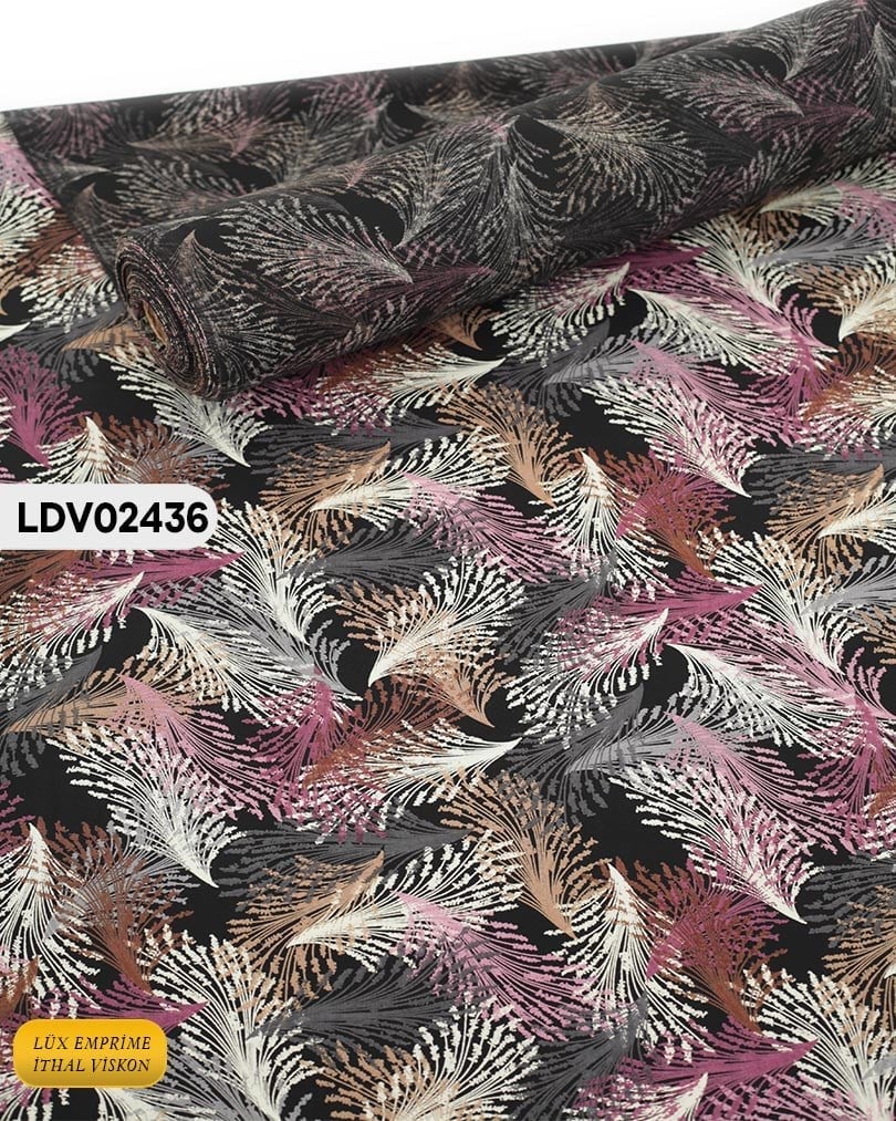 Dar En Pamuk Viskon Kumaş ( TEK EN ) 90cm-LDV02436