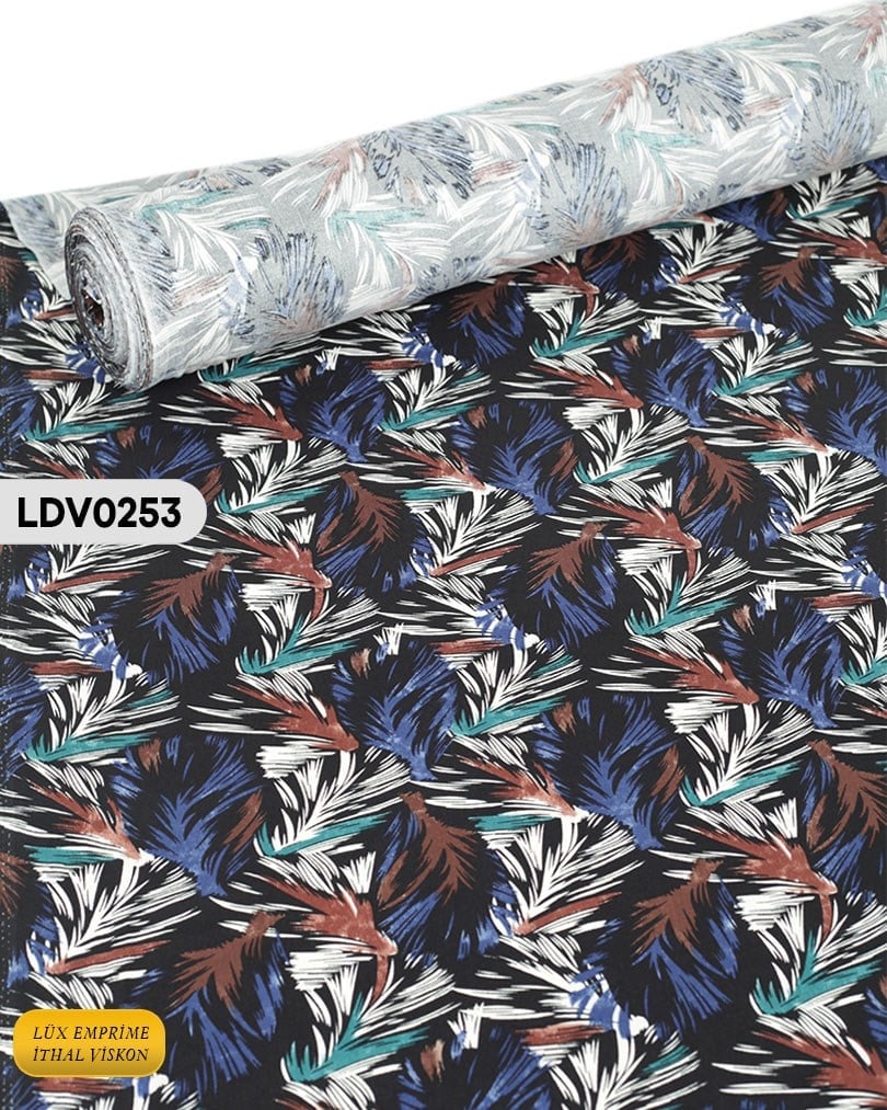 Dar En Pamuk Viskon Kumaş ( TEK EN ) 90cm-LDV0253