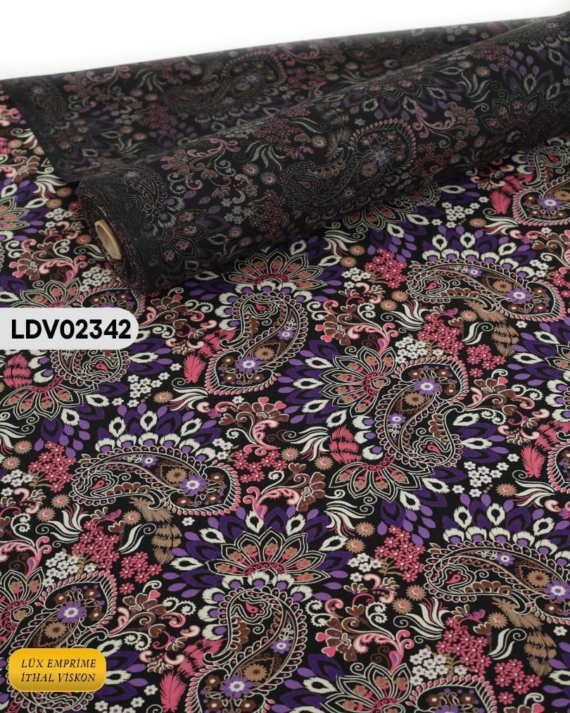 Dar En Pamuk Viskon Kumaş ( TEK EN ) 90cm-LDV02342
