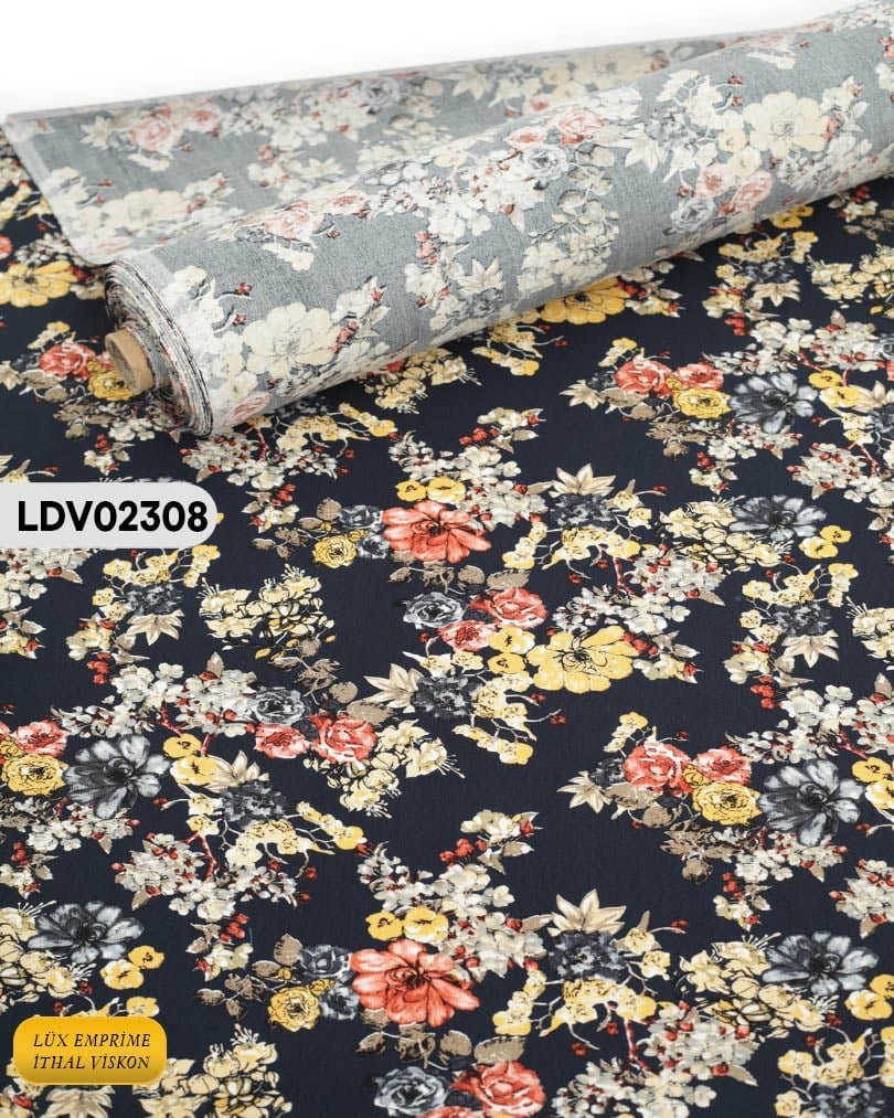 Dar En Pamuk Viskon Kumaş ( TEK EN ) 90cm-LDV02308