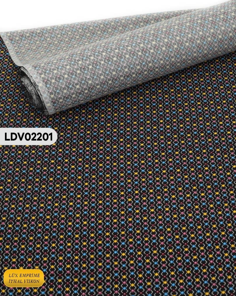 Dar En Pamuk Viskon Kumaş ( TEK EN ) 90cm-LDV02201