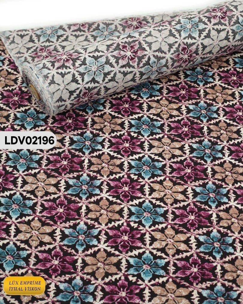 Dar En Pamuk Viskon Kumaş ( TEK EN ) 90cm-LDV02196