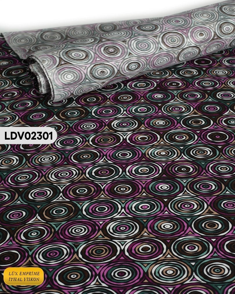 Dar En Pamuk Viskon Kumaş ( TEK EN ) 90cm-LDV02301