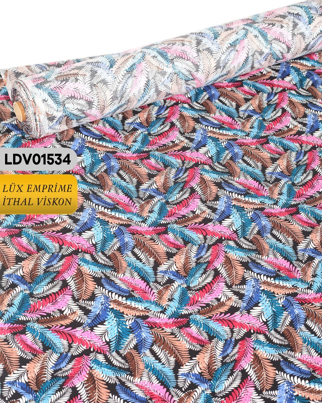 Dar En Pamuk Viskon Kumaş ( TEK EN ) 90cm-LDV01534