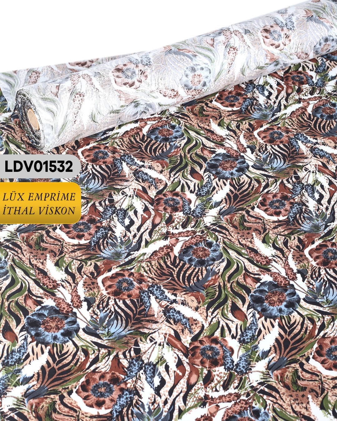 Dar En Pamuk Viskon Kumaş ( TEK EN ) 90cm-LDV01532