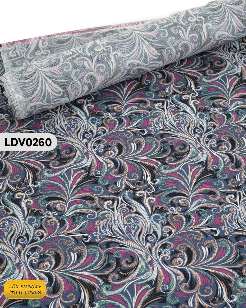 Dar En Pamuk Viskon Kumaş ( TEK EN ) 90cm-LDV0260