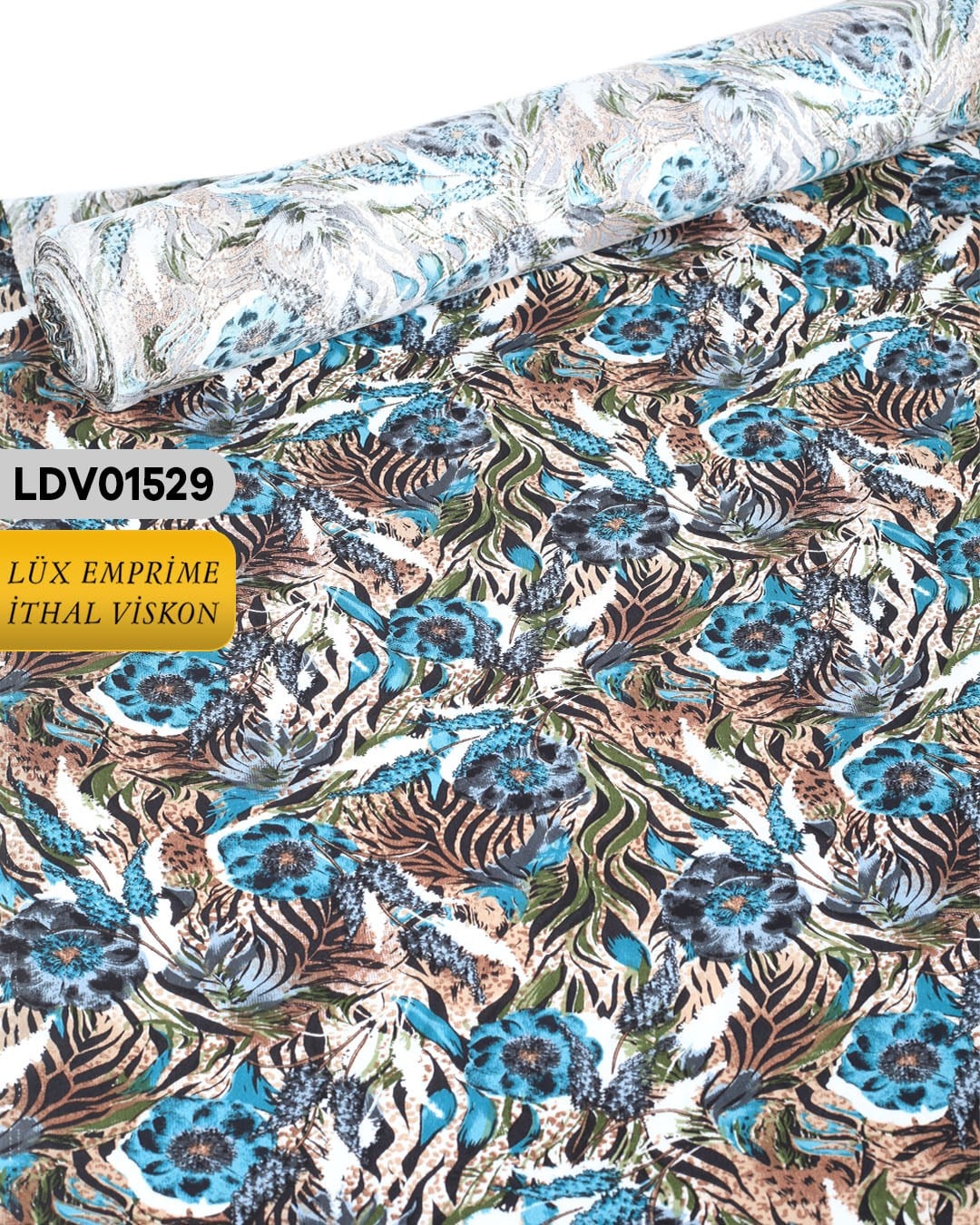 Dar En Pamuk Viskon Kumaş ( TEK EN ) 90cm-LDV01529