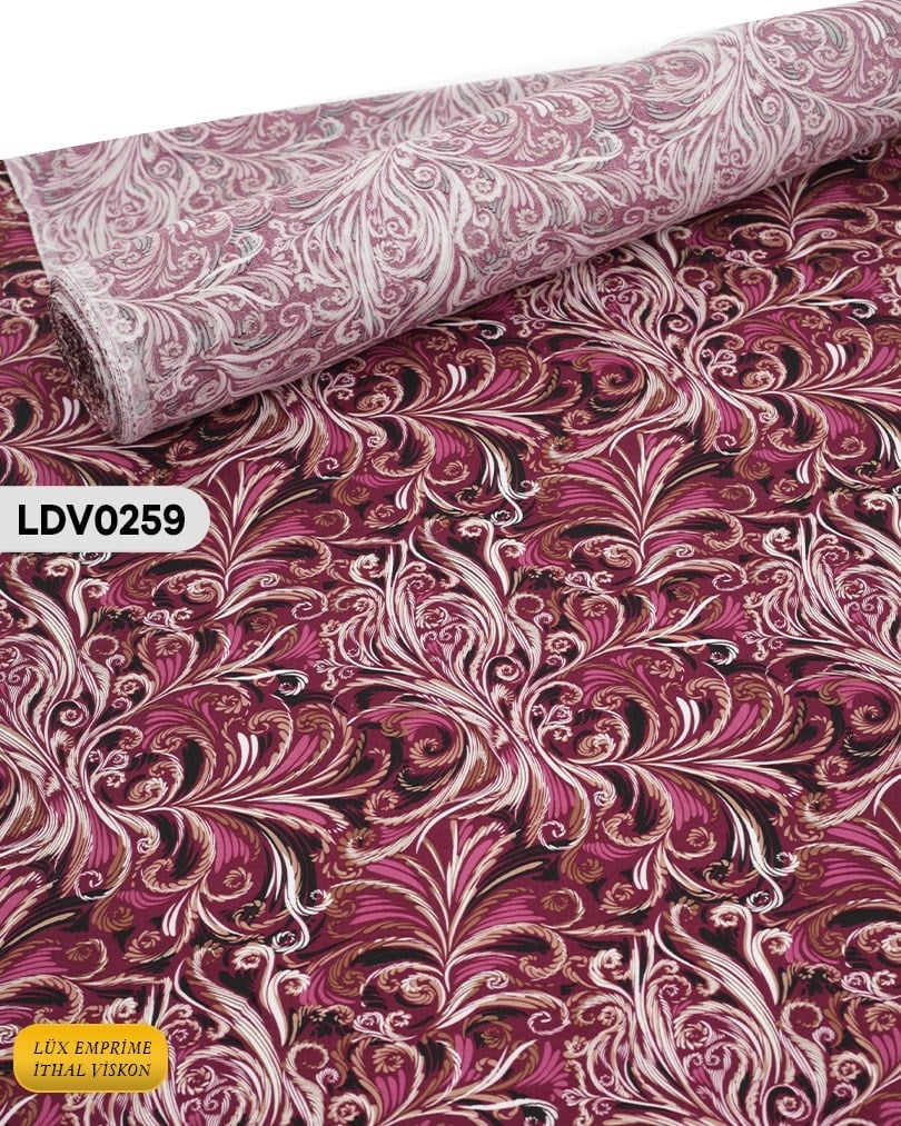 Dar En Pamuk Viskon Kumaş ( TEK EN ) 90cm-LDV0259