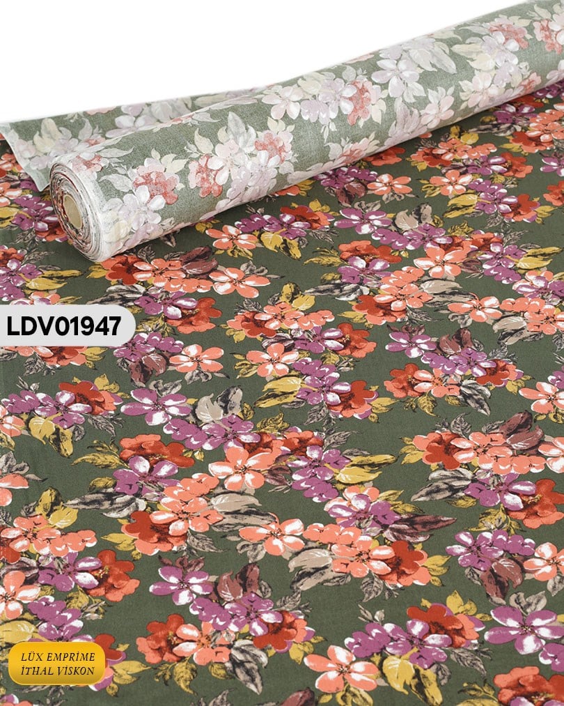 Dar En Pamuk Viskon Kumaş ( TEK EN ) 90cm-LDV01947