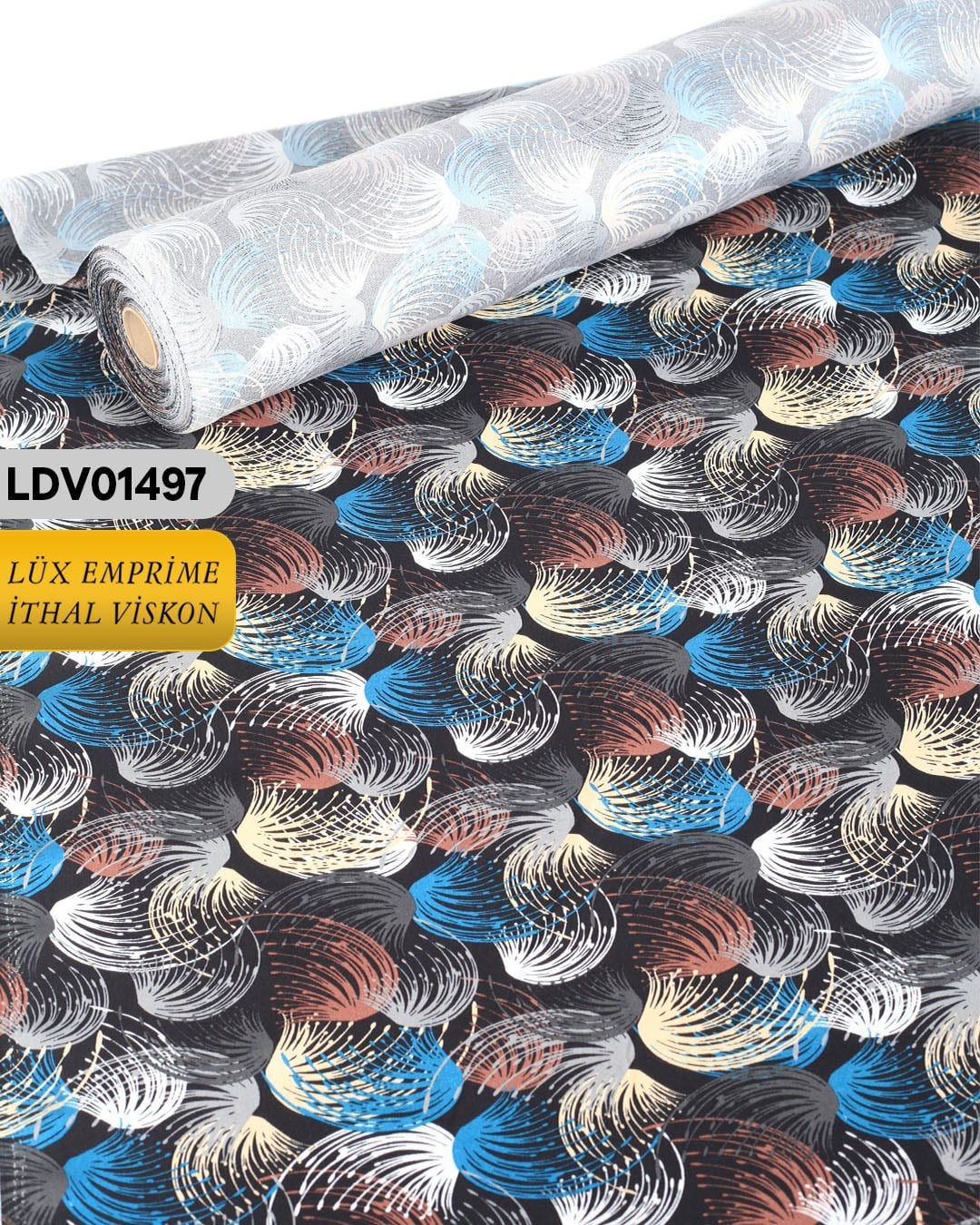Dar En Pamuk Viskon Kumaş ( TEK EN ) 90cm-LDV01497