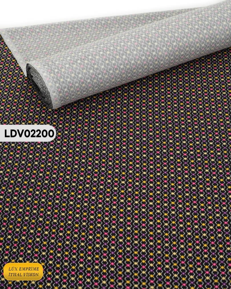 Dar En Pamuk Viskon Kumaş ( TEK EN ) 90cm-LDV02200