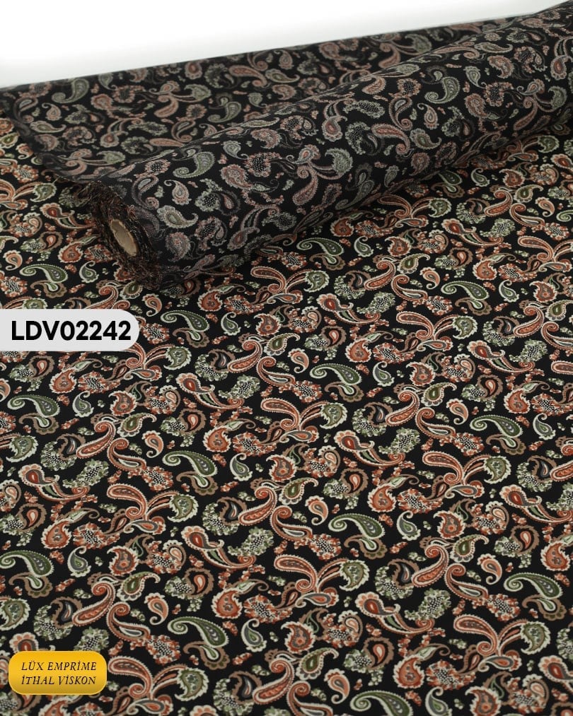 Dar En Pamuk Viskon Kumaş ( TEK EN ) 90cm-LDV02242