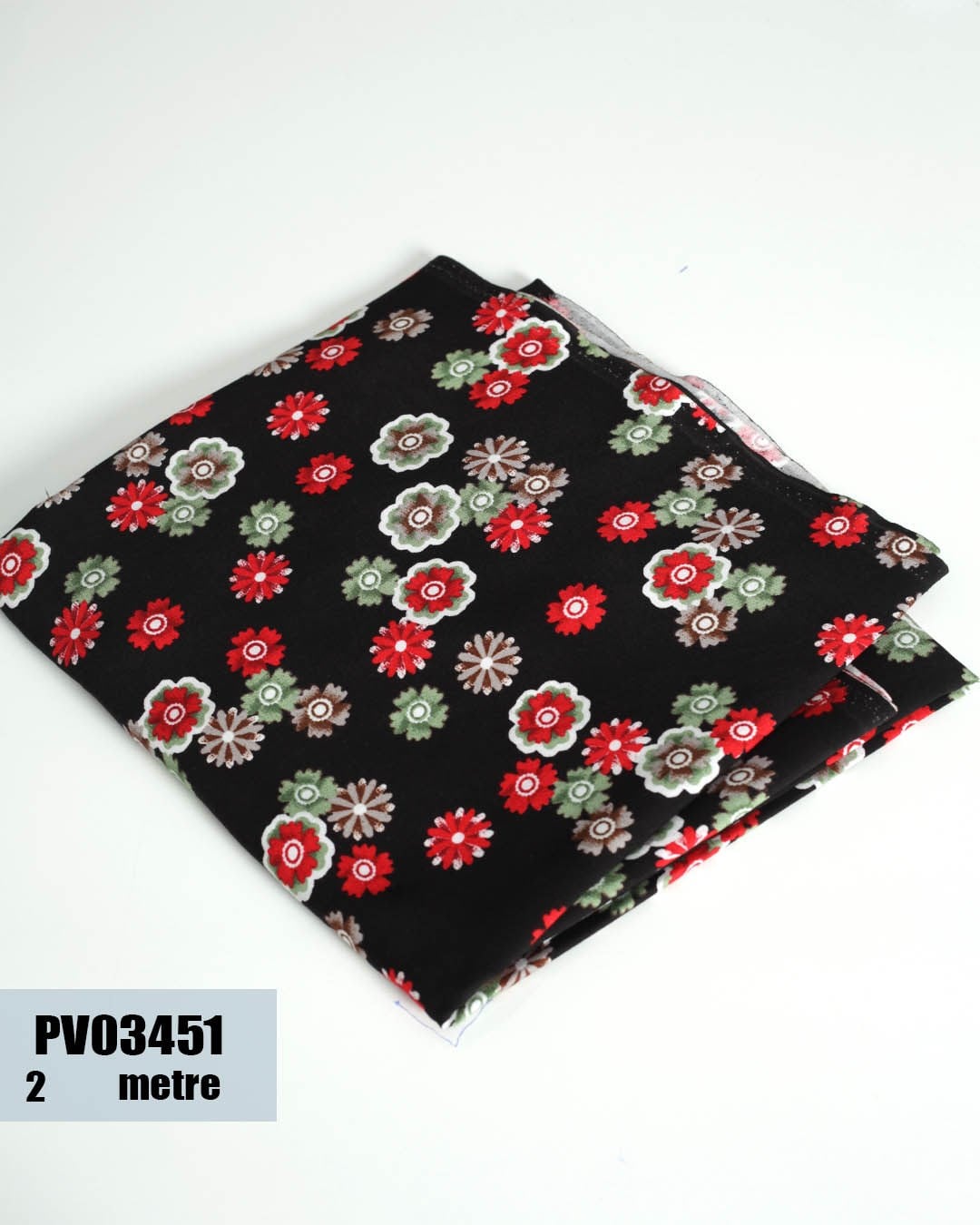 Dar En Pamuk Viskon Parça Kumaş PV03451-451