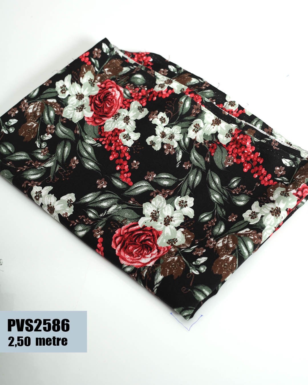 Dar En Pamuk Viskon Parça Kumaş PVS2586-86