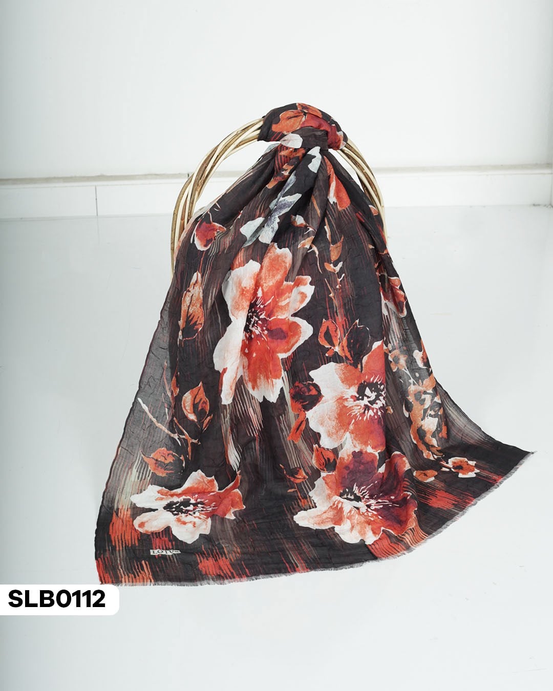 Desenli Lüxs Bambu Şal SLB0112-5712