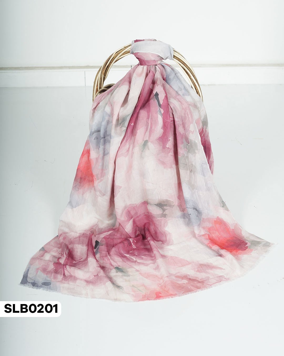 Desenli Lüxs Bambu Şal SLB0201-5721