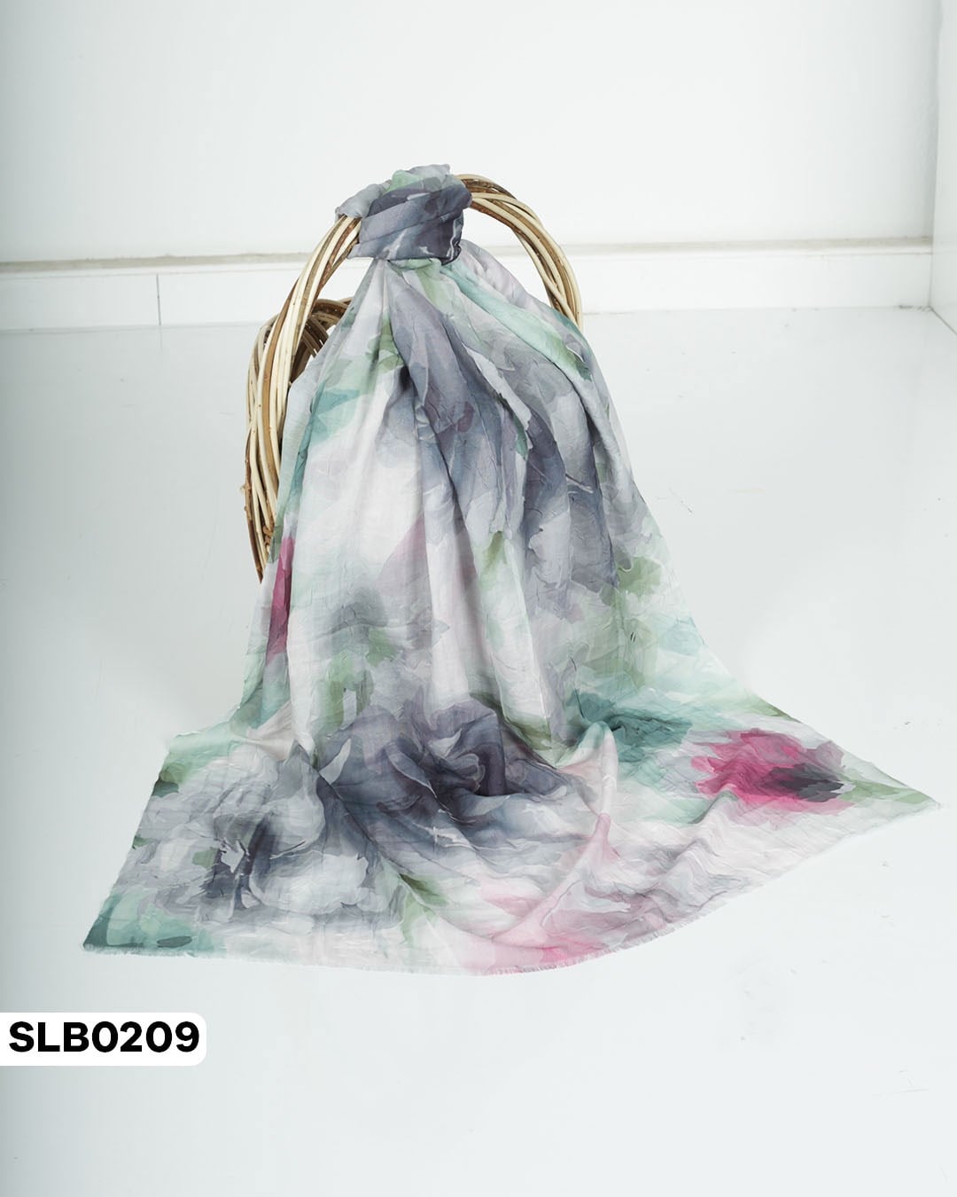Desenli Lüxs Bambu Şal SLB0209-5611