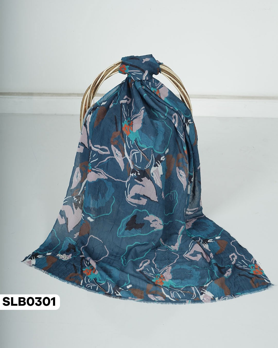 Desenli Lüxs Bambu Şal SLB0301-5624