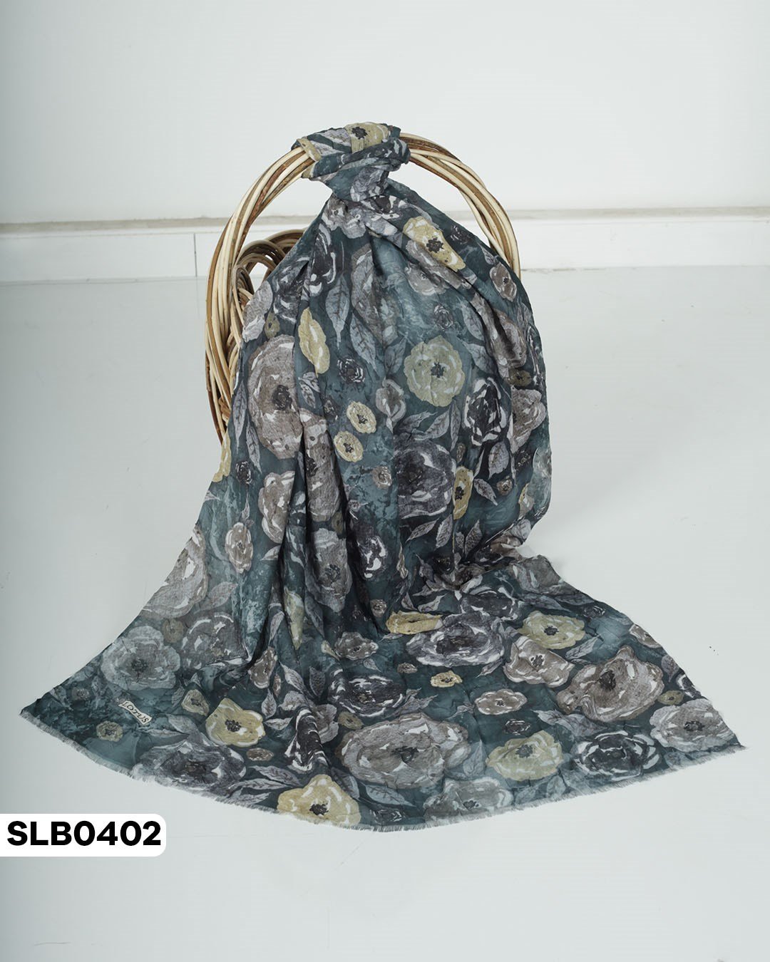 Desenli Lüxs Bambu Şal SLB0402-5519