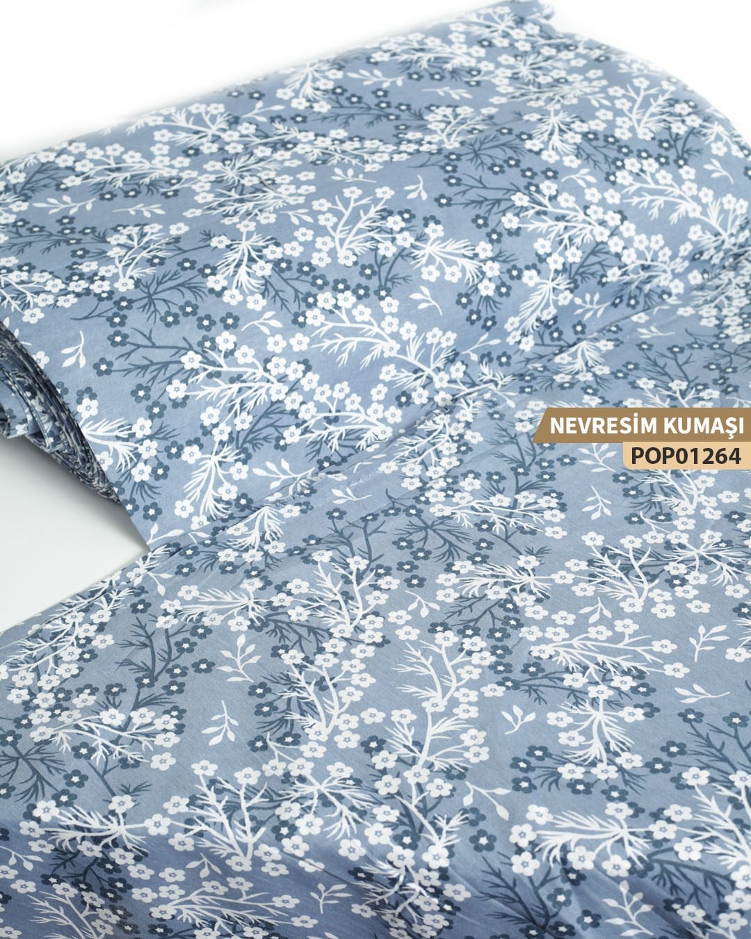DESENLİ Poplin Nevresim Kumaşı En 240 cm-POP01264-264