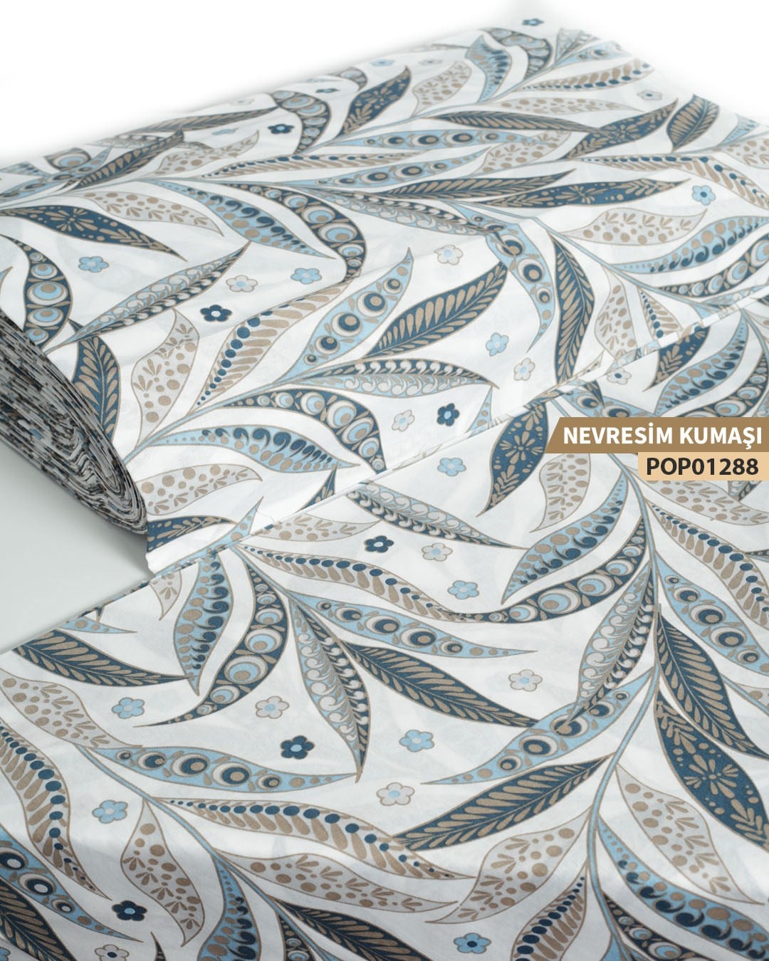 DESENLİ Poplin Nevresim Kumaşı En 240 cm-POP01288-288