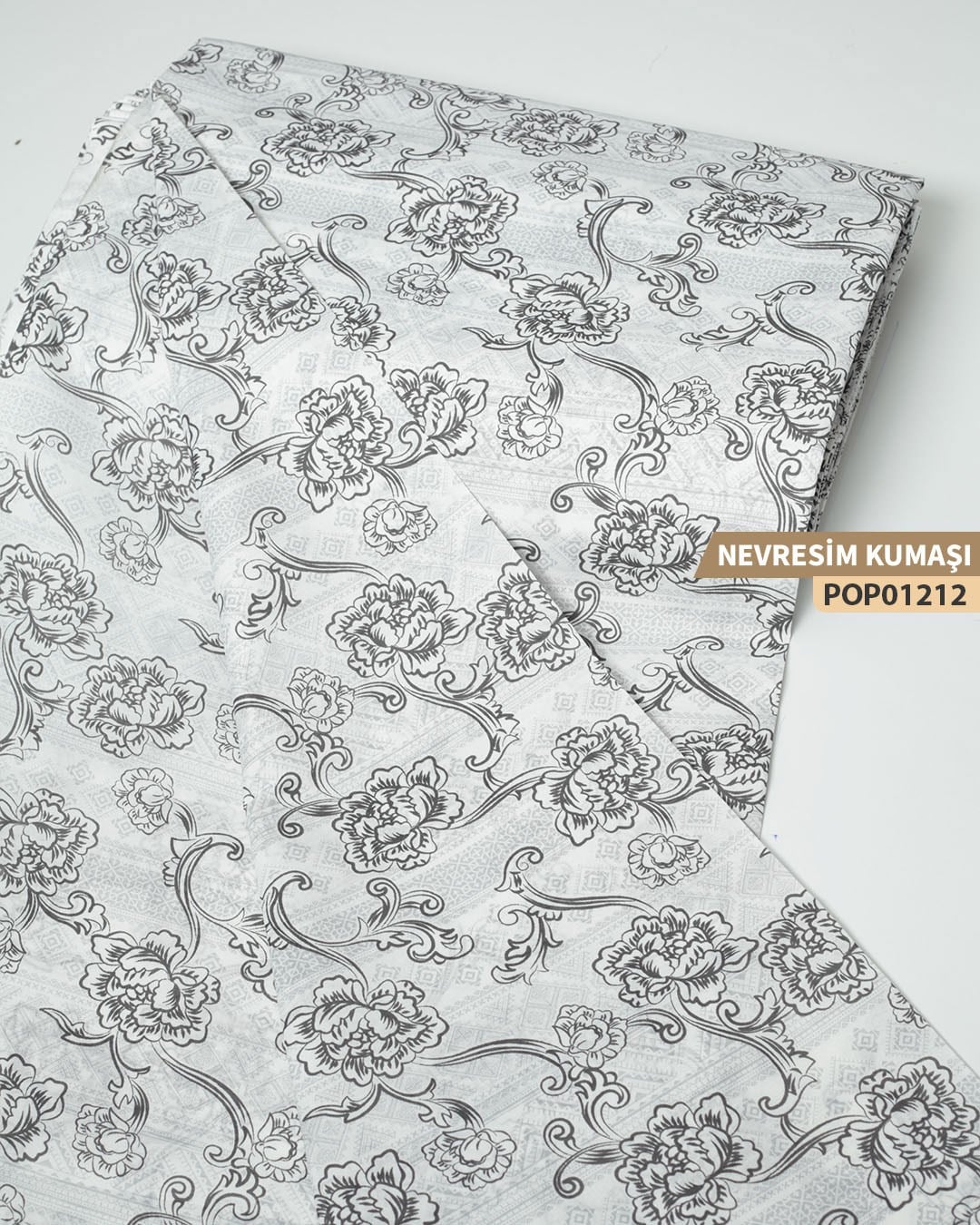 DESENLİ Poplin Nevresim Kumaşı En 240 cm-POP01212-212