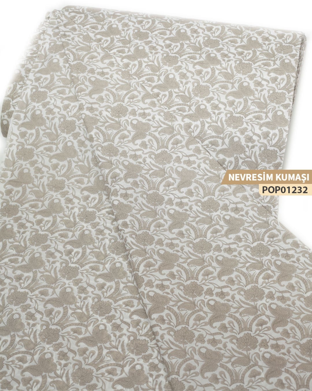 DESENLİ Poplin Nevresim Kumaşı En 240 cm-POP01232-232