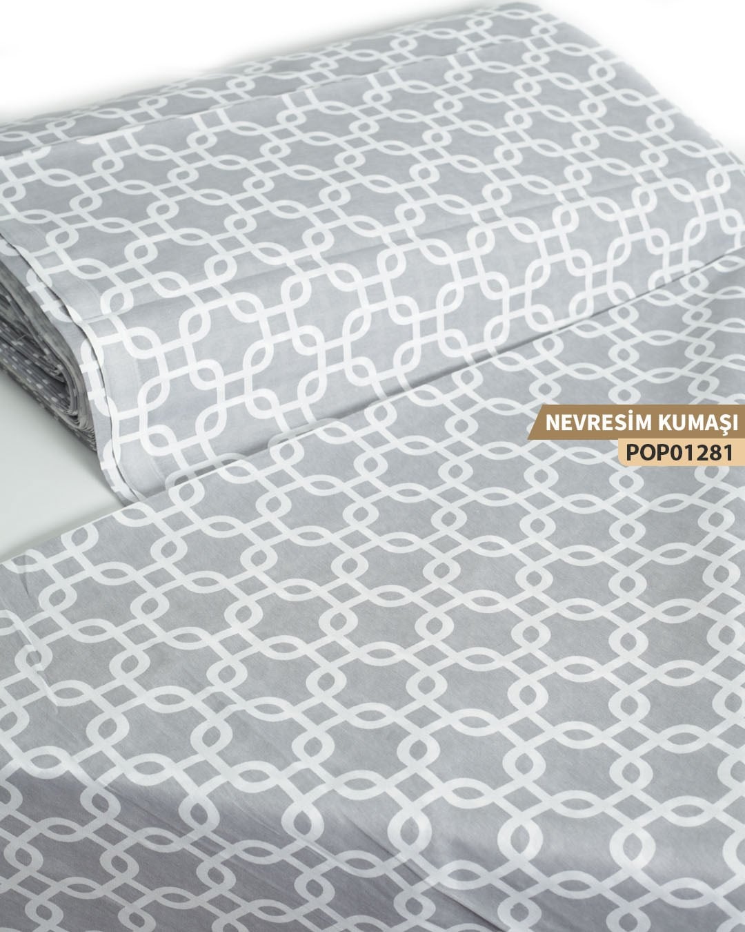 DESENLİ Poplin Nevresim Kumaşı En 240 cm-POP01281-281