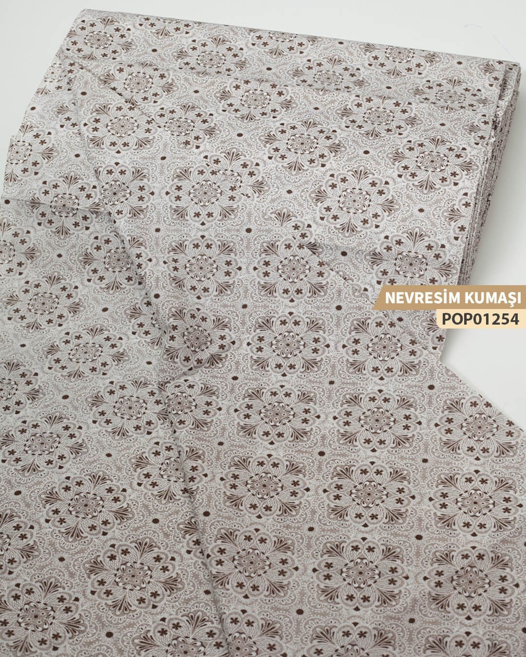 DESENLİ Poplin Nevresim Kumaşı En 240 cm-POP01254-254