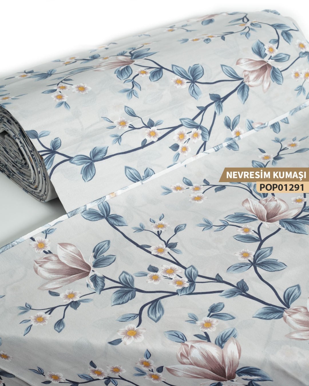 DESENLİ Poplin Nevresim Kumaşı En 240 cm-POP01291-291