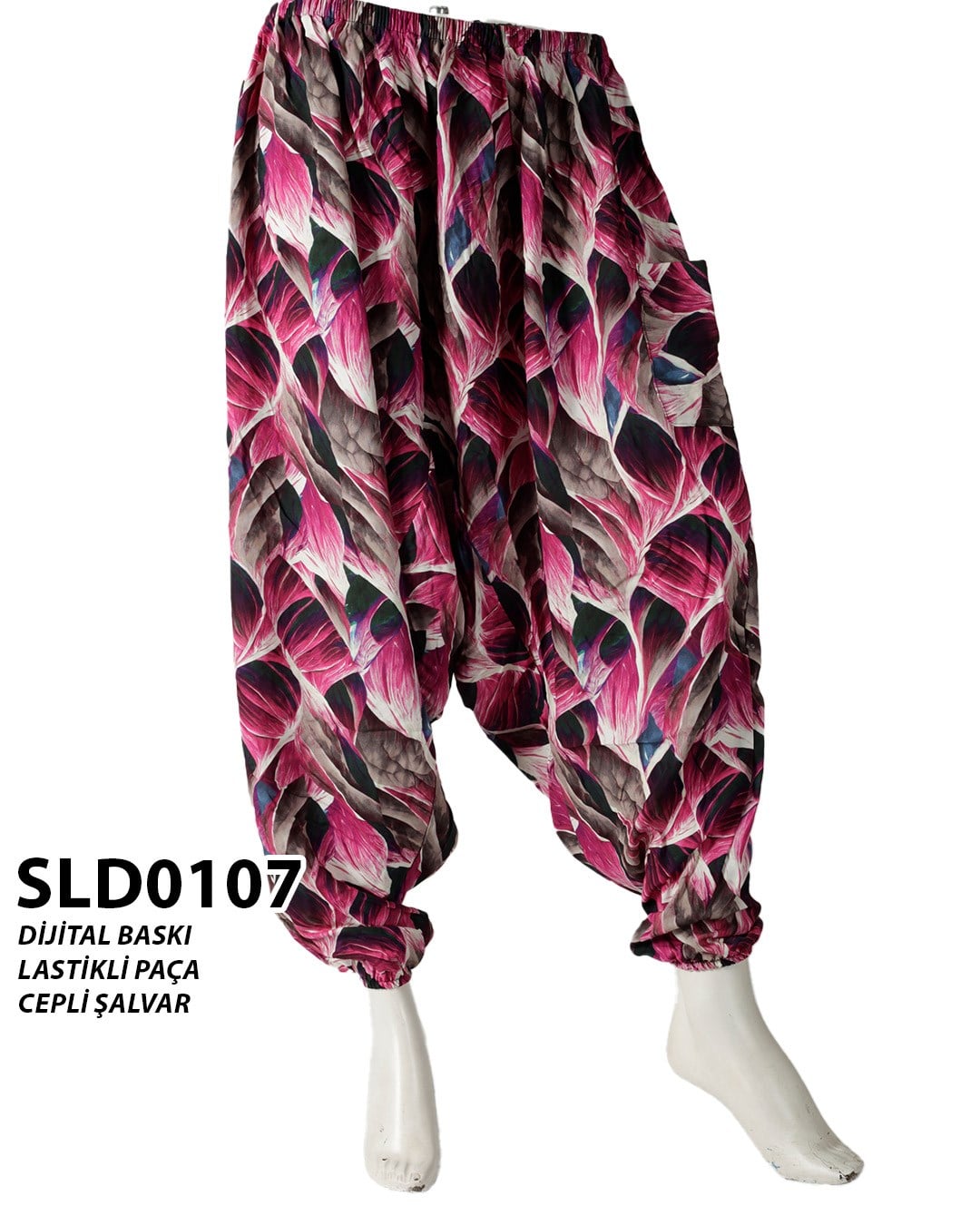 Digital Baskı Anadolu Şalvar ( Cepli ) SLD0107-8109