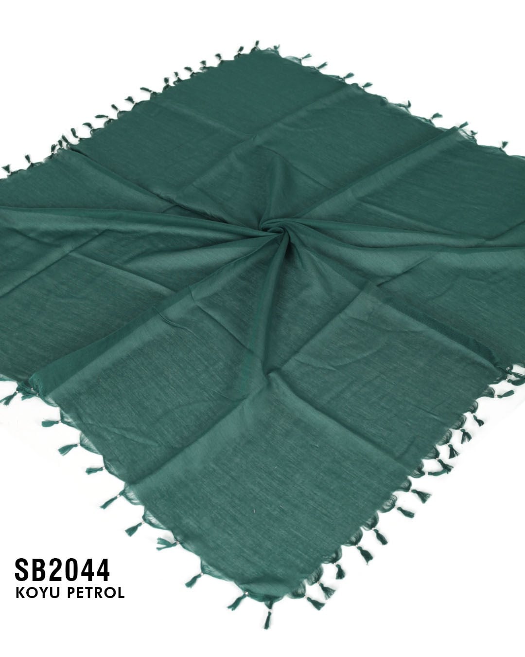 DİMİ 110*110 CM COTTON SÖKME BONCUKLU EŞARP SB2044-6121