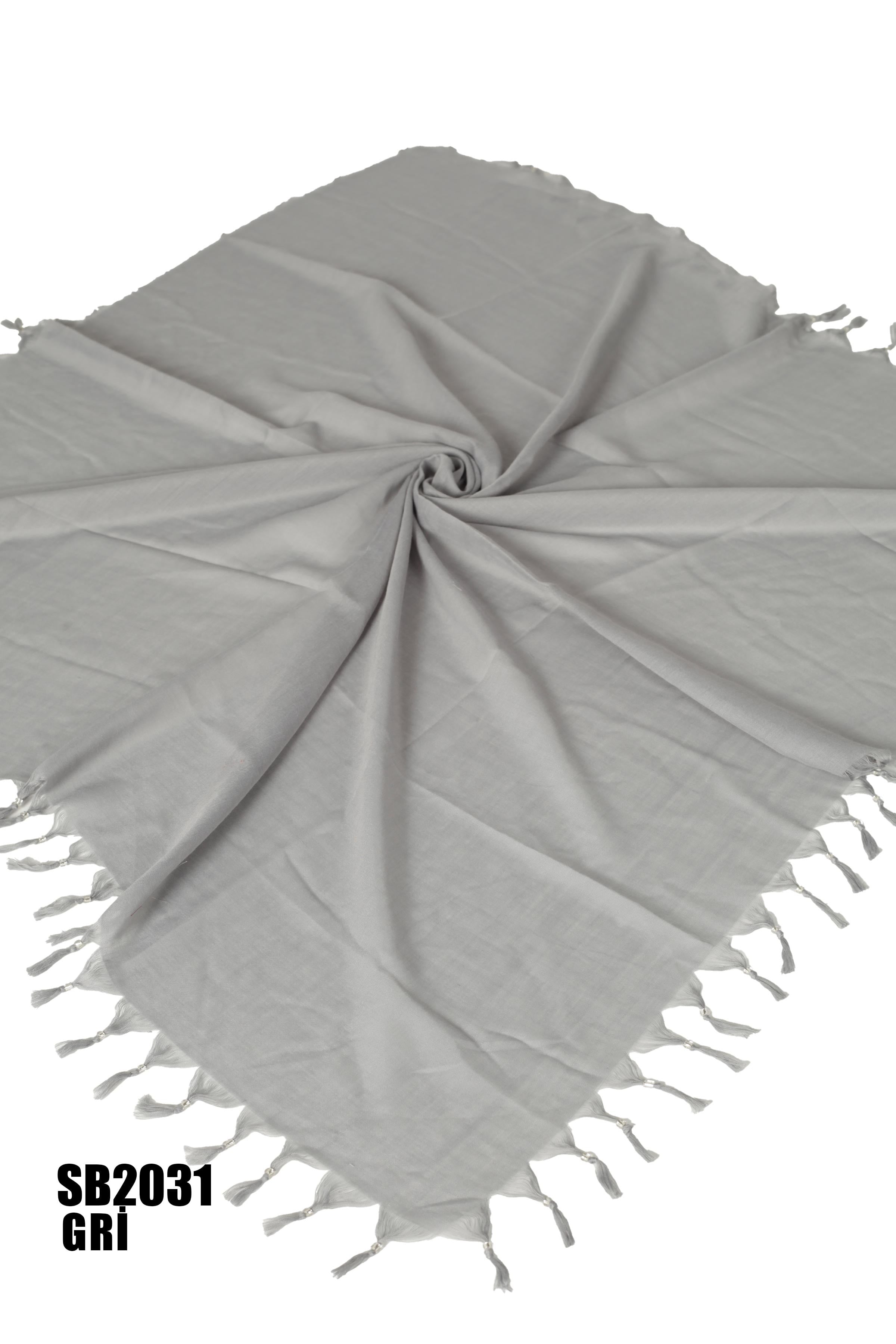 DİMİ 110*110 CM COTTON SÖKME BONCUKLU EŞARP SB2031-6116