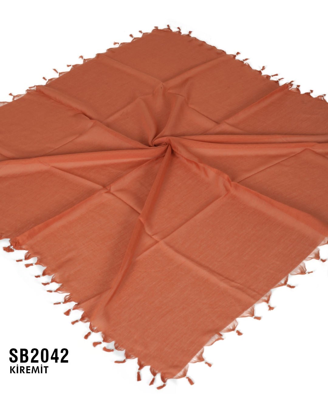DİMİ 110*110 CM COTTON SÖKME BONCUKLU EŞARP SB2042-6119