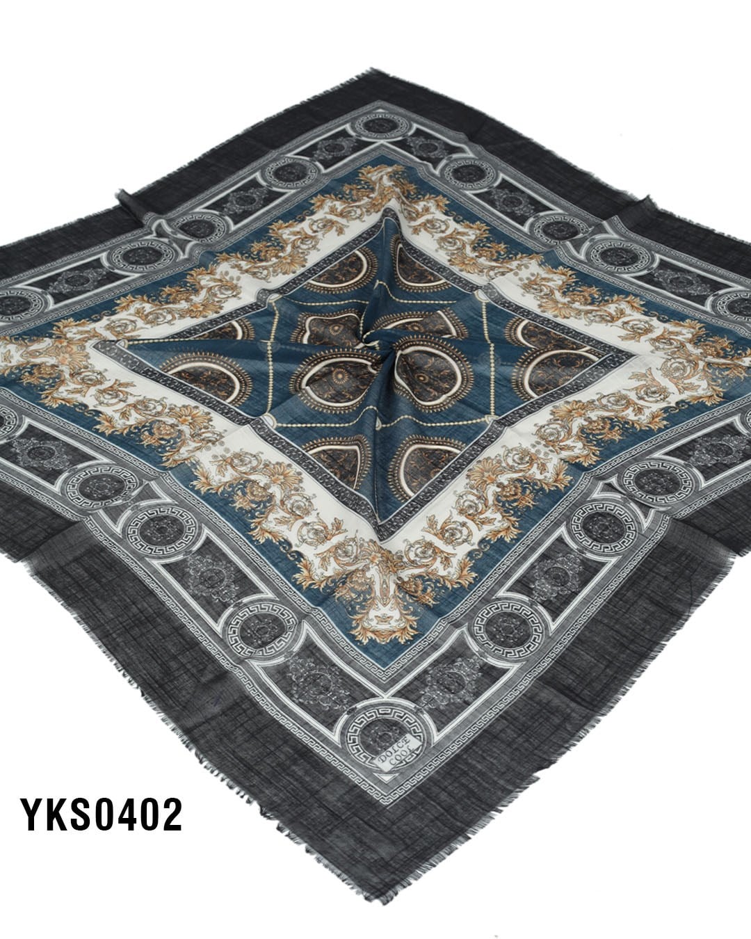 DOLCE COOL 100*100cm Flamlı Eşarp YKS0402-1613