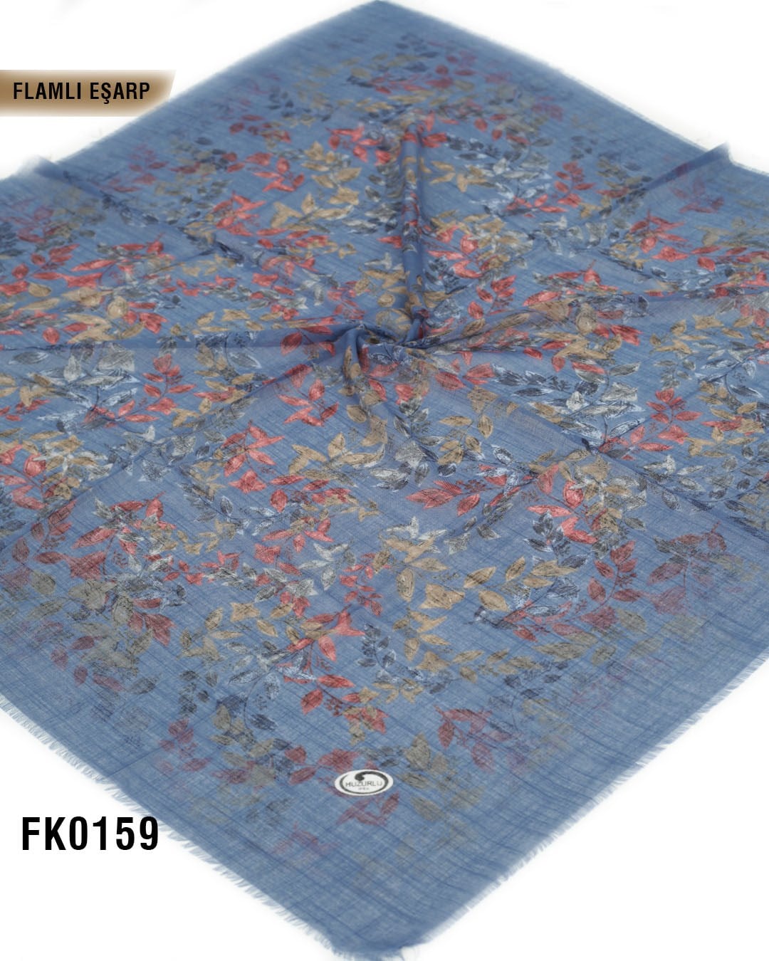 DOLCE İpek 100*100cm Flamlı Eşarp FK0159-4214