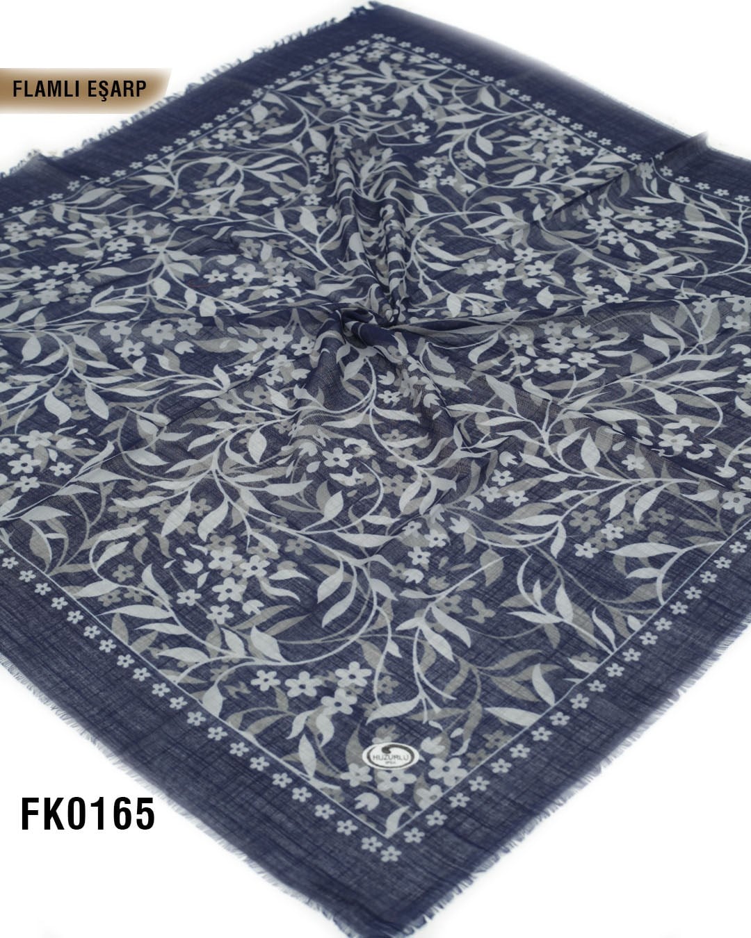 DOLCE İpek 100*100cm Flamlı Eşarp FK0165-4220