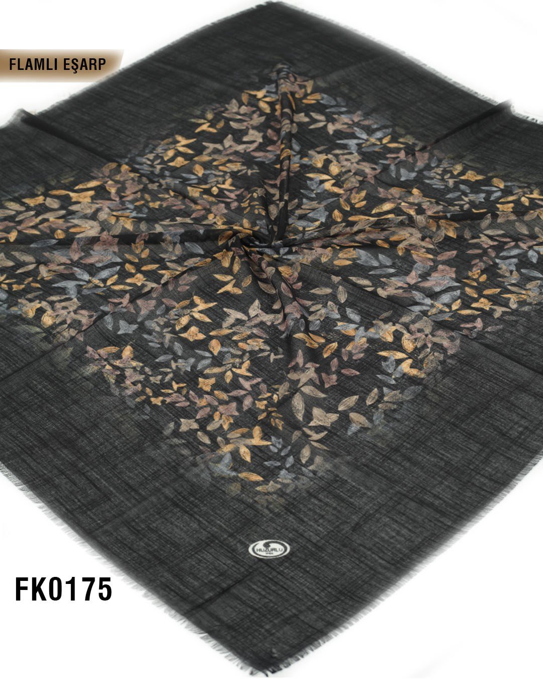 DOLCE İpek 100*100cm Flamlı Eşarp FK0175-4230