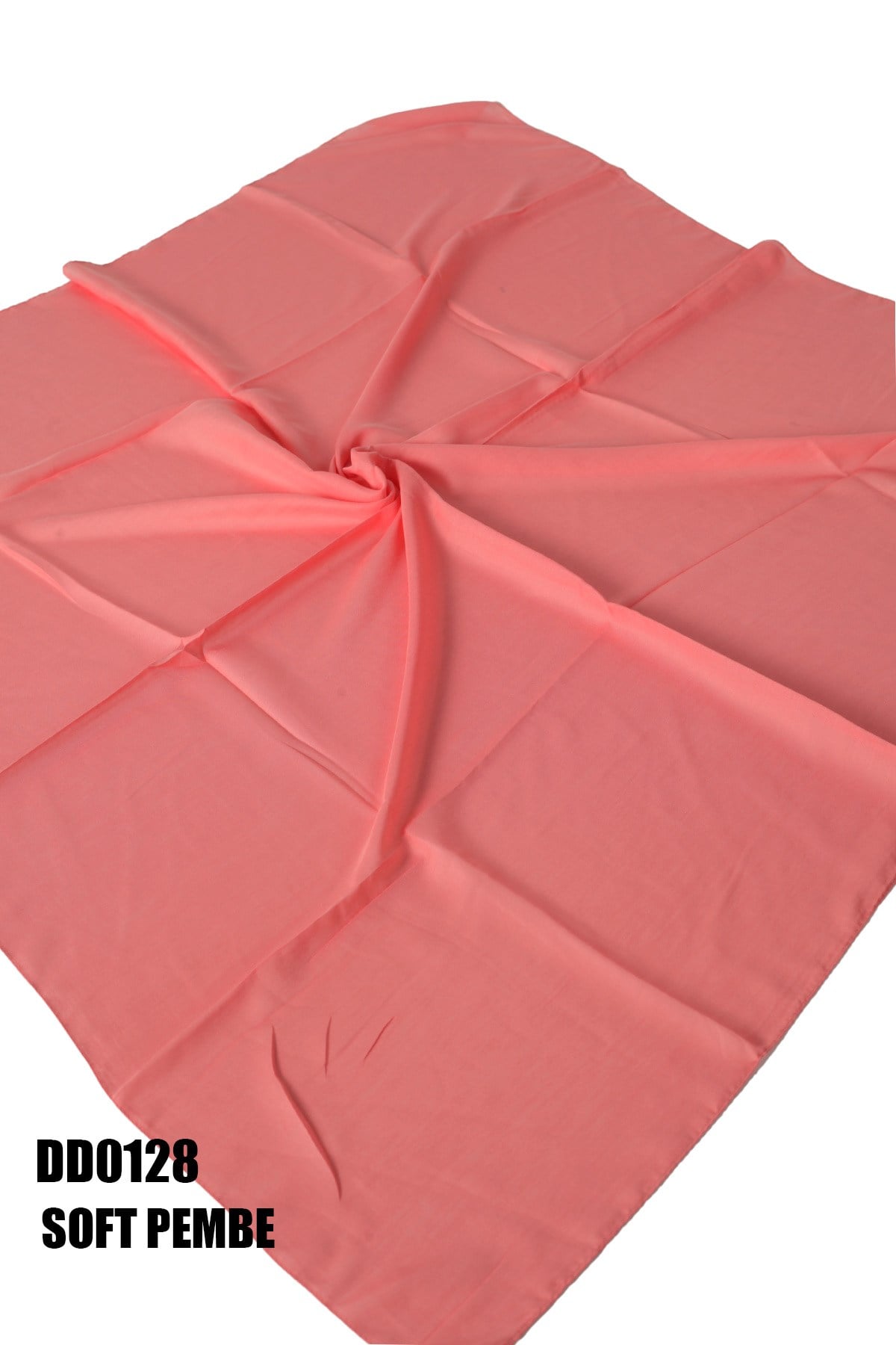 Düz Renk Dikişli Yazma Soft pembe DD0128-9028