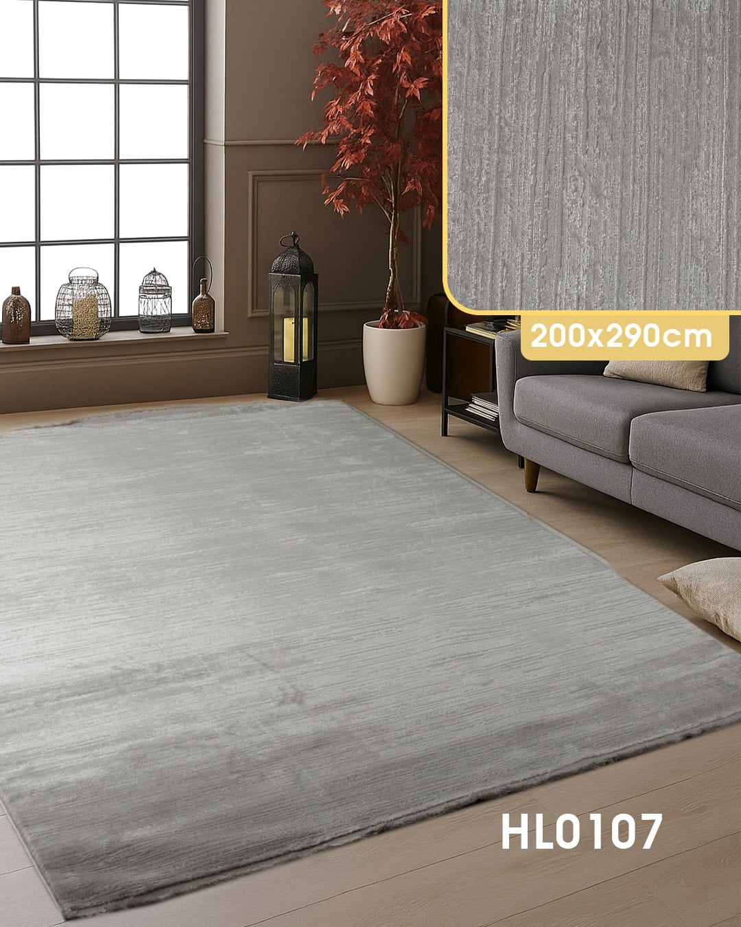 Has Saraylı Polip Soft Dokuma Halı (200*290cm)  HL0107-7