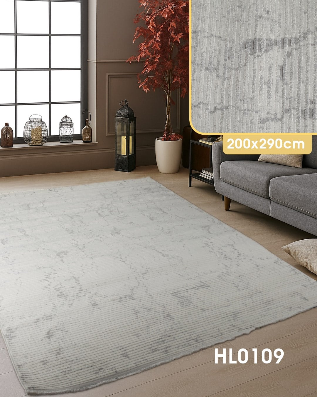 Has Saraylı Polip Soft Dokuma Halı (200*290cm)  HL0109-9