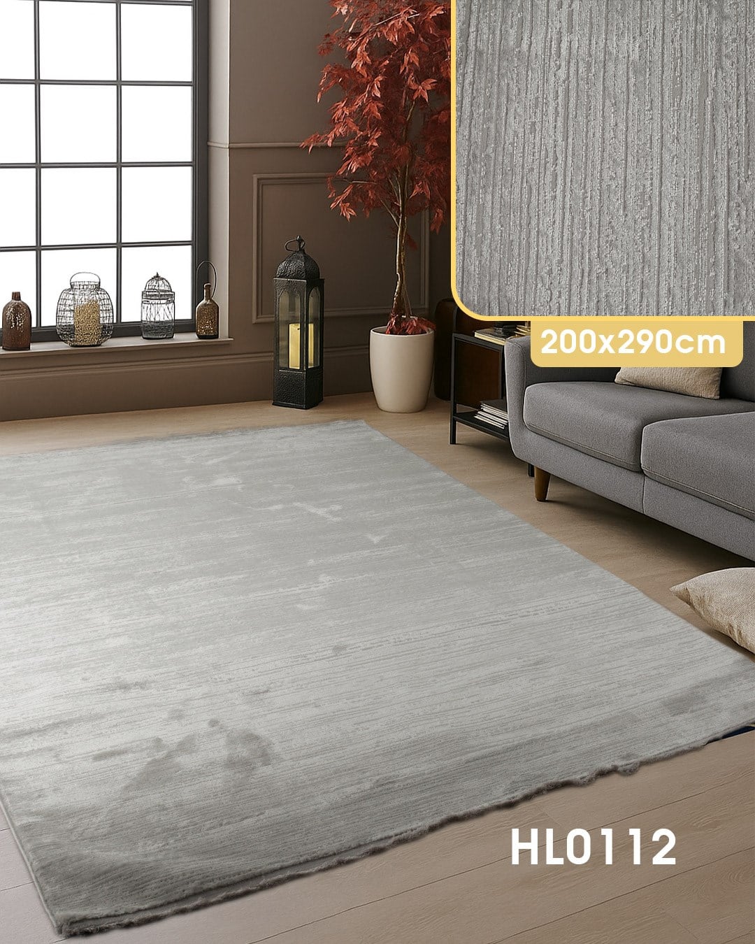 Has Saraylı Polip Soft Dokuma Halı (200*290cm)  HL0112-12
