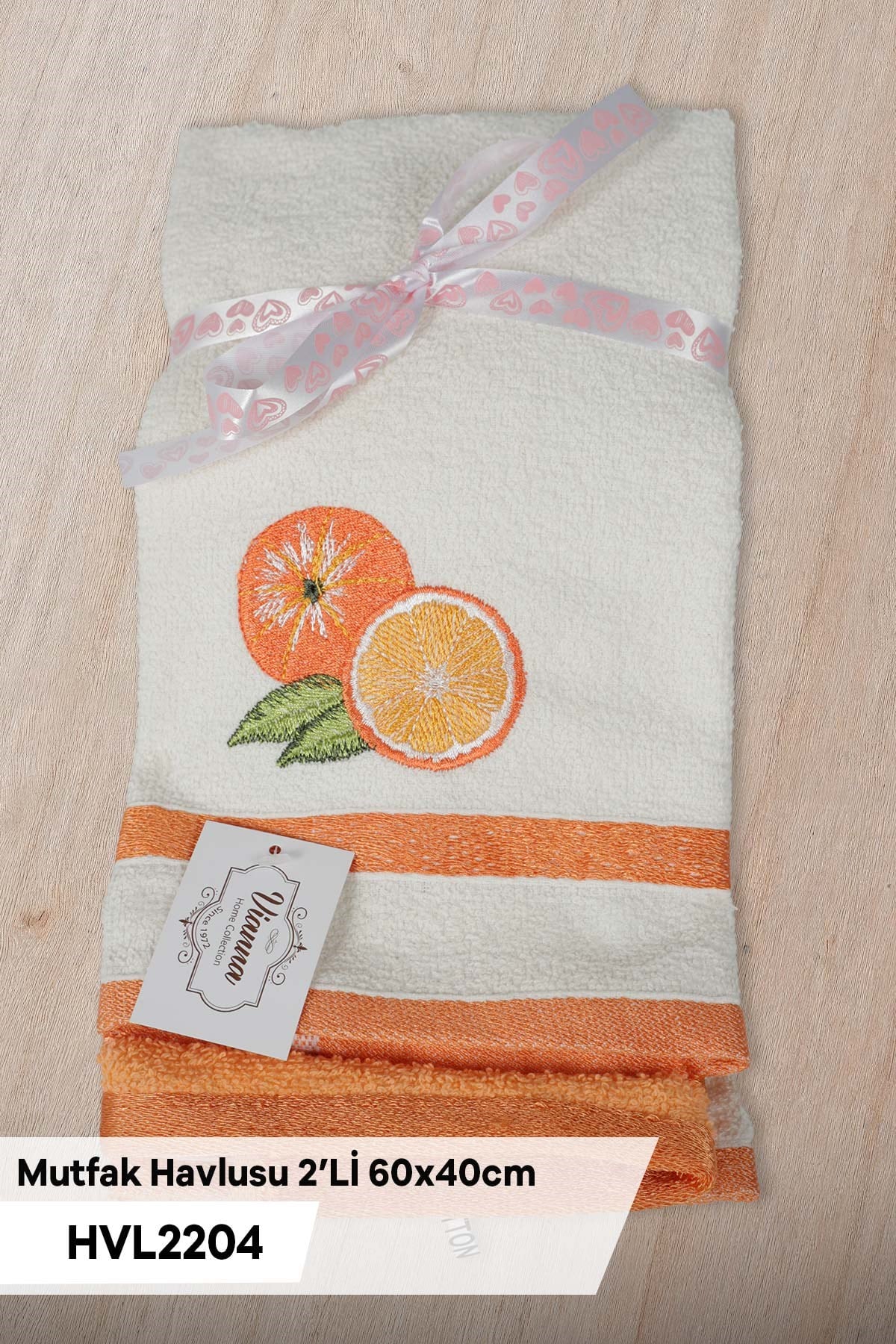 İki'li 60*40cm Mutfak Havlusu HVL2204-PK0539